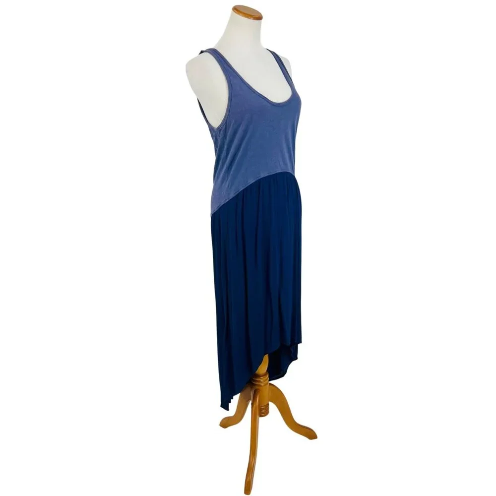Vintage Y2K Anthropologie Cutout High-Low Midi Dress • Coastal Boho Minimalist - Picture 7 of 16